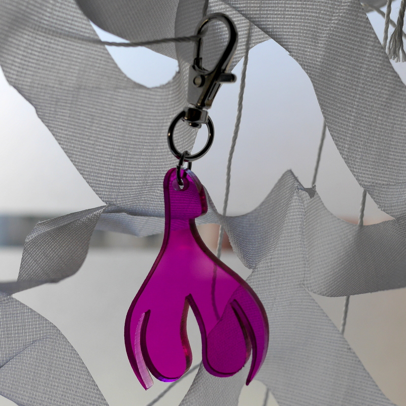 Porte-clef Clitoris 1/2 Fushia – Image 5