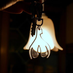 Porte-clef Clitoris 1/2 Transparent