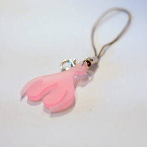 Bijoux pendentif Clitoris 1/3 Rose Givré