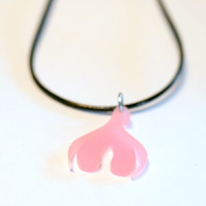 Collier Clitoris 1/3 Rose Givré