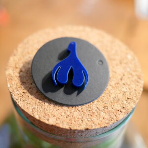 Pin'S Clitoris 1/3 Bleu Nuit