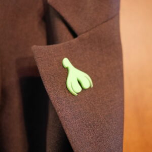 Pin'S Clitoris 1/3 Vert Clair