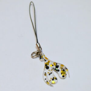 Bijoux pendentif Clitoris 1/3 Paillettes Dorées